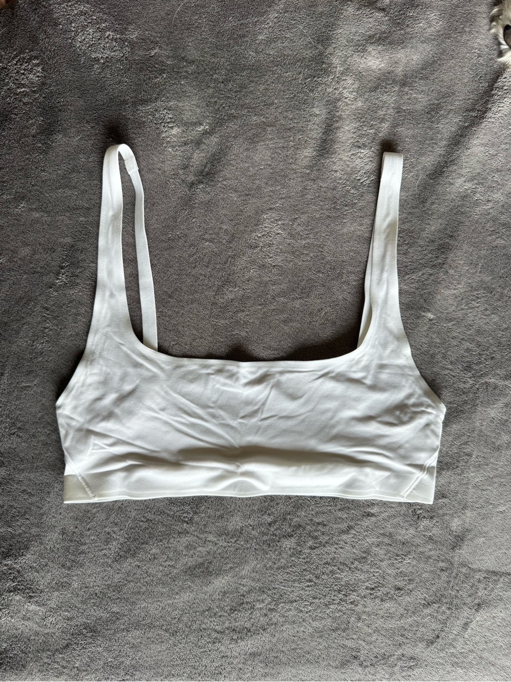 lululemon athletica White Scoop Sport bra